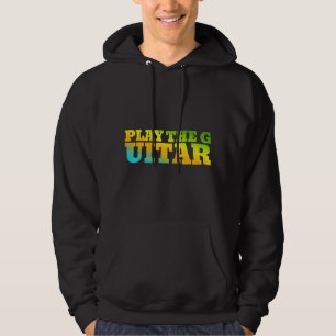 Sudadera Toca La Guitarra Diseñada Con Colores Naturales