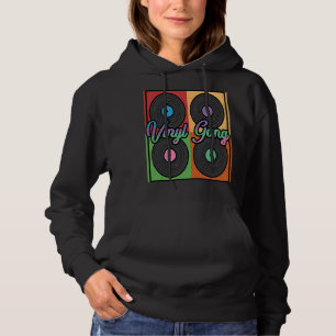 Sudadera Tocadiscos de vinilo Gang disco de vinilo analógic