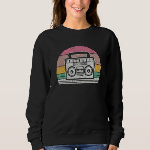Sudadera Tocadiscos Retro Antiguo Ghetto Tocadiscos 80's 90