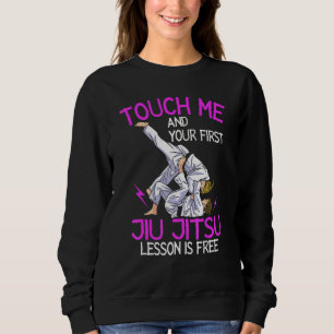 Sudadera Tócame y tu primera lección de Jiu Jitsu es gratis