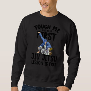 Sudadera Tócame y tu primera lección de jiu jitsu es gratis