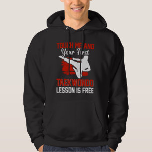 Sudadera Tócame y tu primera lección de Taekwondo es gratis