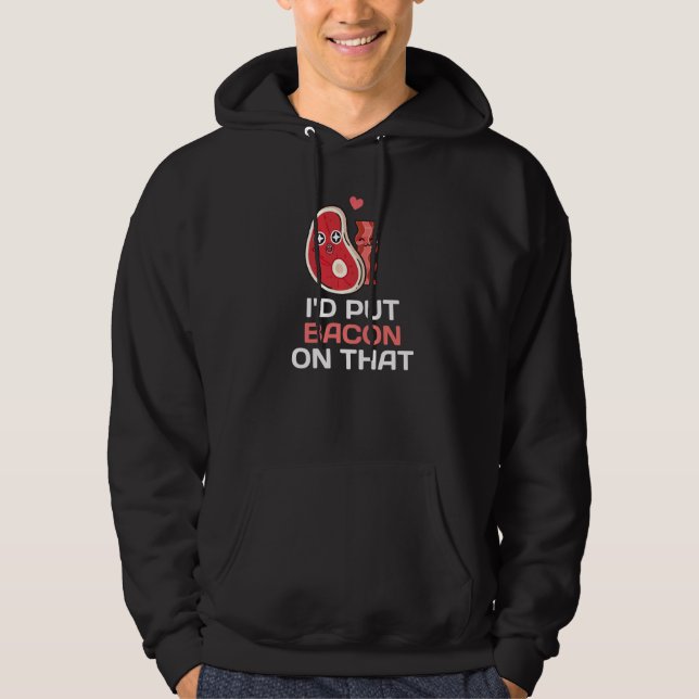 Sudadera Tocino Me Pondría Tocino En Eso (Anverso)