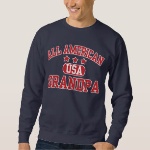 Sudadera Toda la camiseta AMERICANA del ABUELO