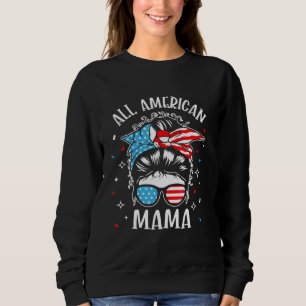 Sudadera Toda la mamá norteamericana desordenada madre nort