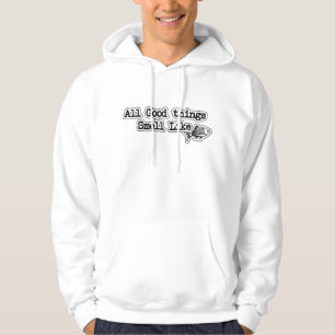 Sudadera Todas las buenas cosas huelen como la pesca