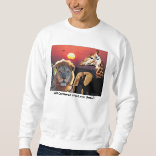 Sudadera Todas las criaturas grandes y pequeñas