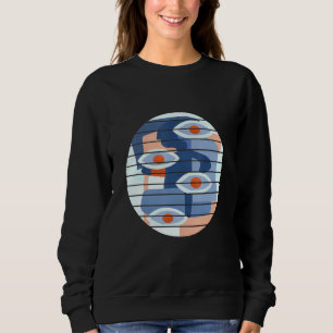 Sudadera Todas las miradas Coloridas Resumen Arte