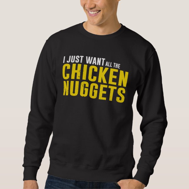 Sudadera Todas las nuggets de pollo (Anverso)