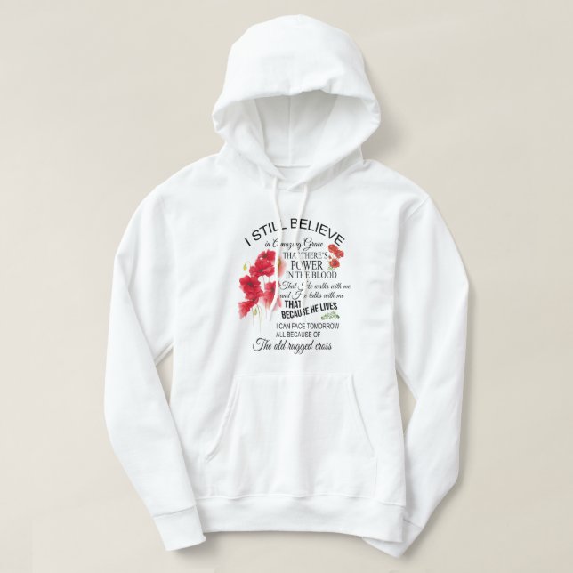 Sudadera todavía creo en (Diseño del anverso)