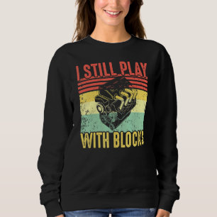 Sudadera Todavía Juego Con Bloques Retro Vintage Car Mechan