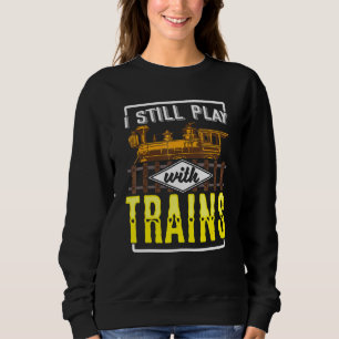 Sudadera Todavía Juego Con Los Trenes De Modelo Para Ferroc