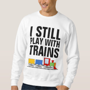 SUDADERA TODAVÍA JUEGO CON LOS TRENES, RAILROADER MODELO