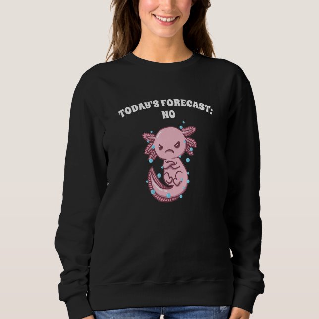 Sudadera Todays Forecast No Sarcastic Funny Sarcasm Humor D (Anverso)