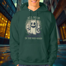 ¡Todo bien en Boo-Hood! - Ghost Hoodie amigable