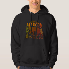 Sudadera Todo Bien En El Bosque Oso Negro De Caminata 