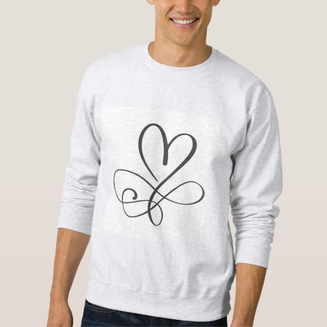 Sudadera Todo Corazón y Florece (Anverso)