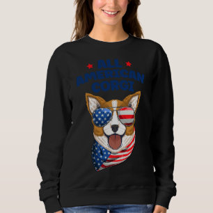 Sudadera Todo Corgi Norteamericano 4 De Julio De 365