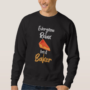 Sudadera Todo El Mundo Relájese En Un Baker De Cocina
