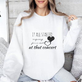 Sudadera Todo empezó a discutir por una camiseta con asient