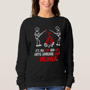 Sudadera Todo es diversión y juegos hasta perder el Sarcast