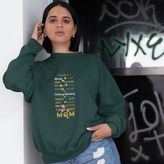 Sudadera Todo es mi superhéroe mamá (Hero Mom)