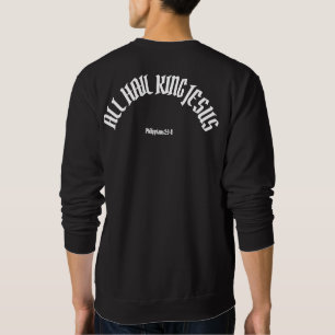 SUDADERA "TODO HAIL KING JESUS BLACK SWEATSHIRE