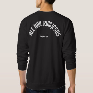 SUDADERA "TODO HAIL KING JESUS BLACK SWEATSHIRE