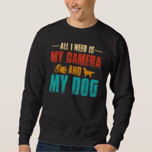 Sudadera Todo Lo Que Necesito Es Café Y Mi Fotografía De Cá