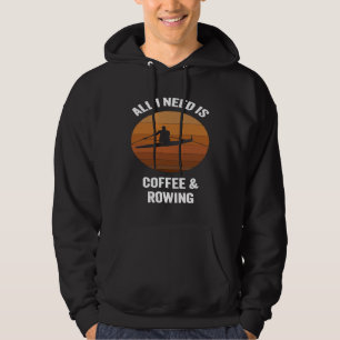 Sudadera Todo lo que necesito es el equipo de fila de botes