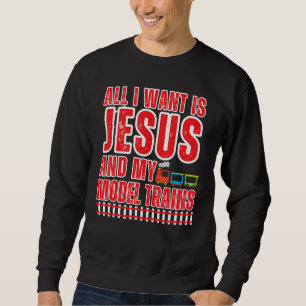 Sudadera Todo lo que quiero es Jesús y mi pasatiempo de tre
