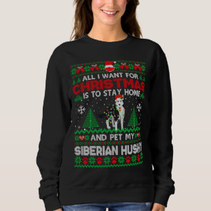Sudadera Todo Lo Que Quiero Es Quedarme En Casa Y Mascota M