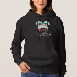 Sudadera Todo lo que quiero para los Navidades es café y pa