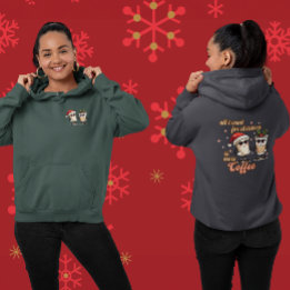 Sudadera Todo lo que quiero para los Navidades es más café