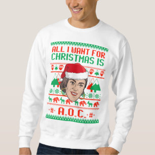 Sudadera Todo lo que quiero para Navidad es AOC