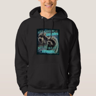 Sudadera Todo lo que quiero son nuggs pero todo lo que cons