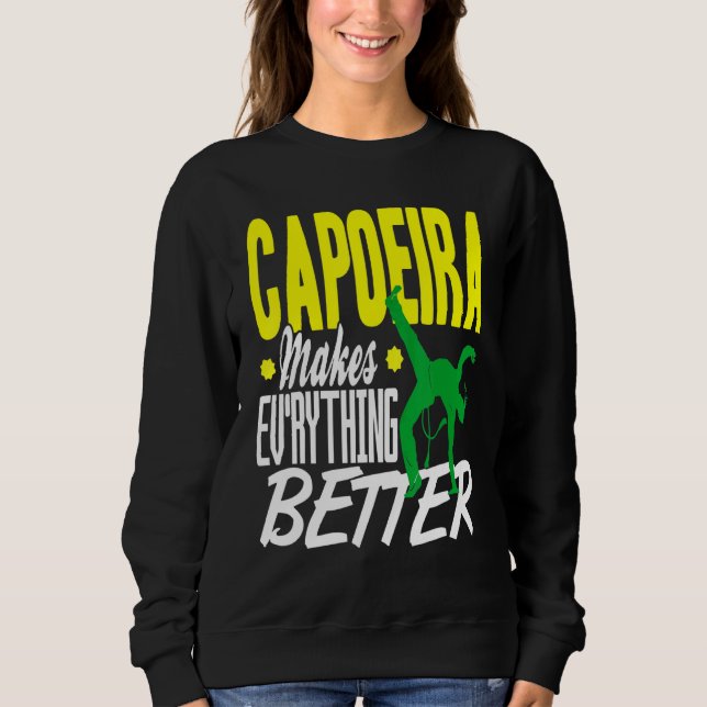 Sudadera Todo Mejor Capoeira (Anverso)