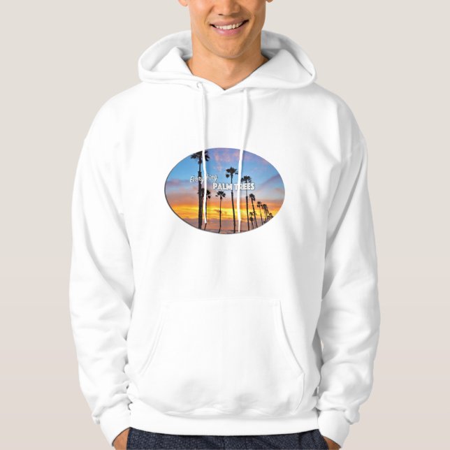Sudadera Todo Palm Tree Hoodie Photo - Debbie Colwell (Anverso)