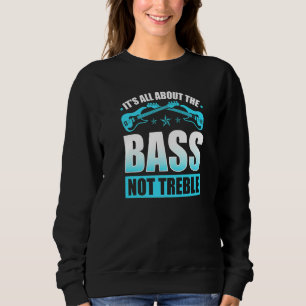 Sudadera Todo se trata del juego de guitarra Bass Electric
