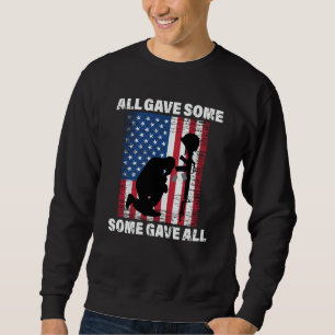 Sudadera Todos dieron algo, algunos dieron todo - Ejército