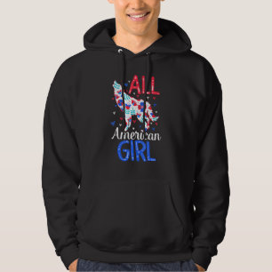 Sudadera Todos Los Chicas Estadounidenses 4 De Julio Lobo F