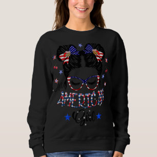 Sudadera Todos los Chicas norteamericanos banderas norteame