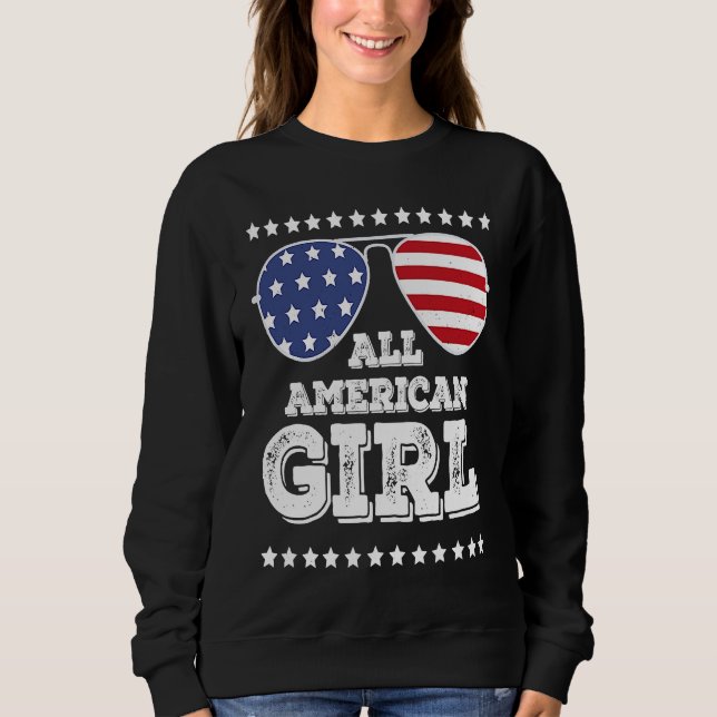 Sudadera Todos los Chicas norteamericanos coincidiendo con  (Anverso)