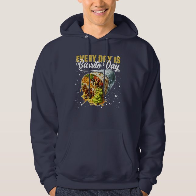 Sudadera todos los días es día de burrito (Anverso)