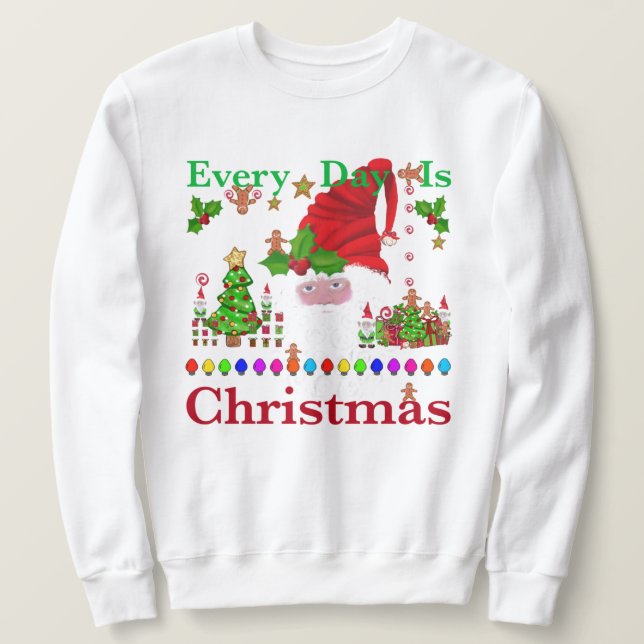 Sudadera Todos los días hay Navidades (Anverso del diseño)