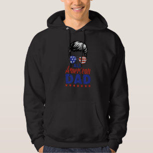 Sudadera Todos Los Gafas De Sol De Papá Americano Bandera E