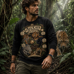 Sudadera Todos los gatos son abrazables, algunos solo una v