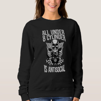 Sudadera Todos los menores de 8 años Cylinder no es social