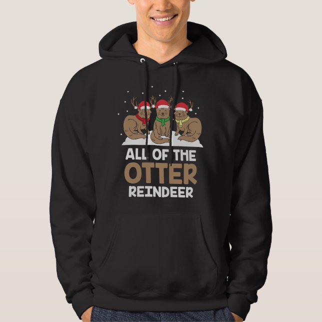 Sudadera Todos Los Navidades Adorables De Renos Pajam (Anverso)