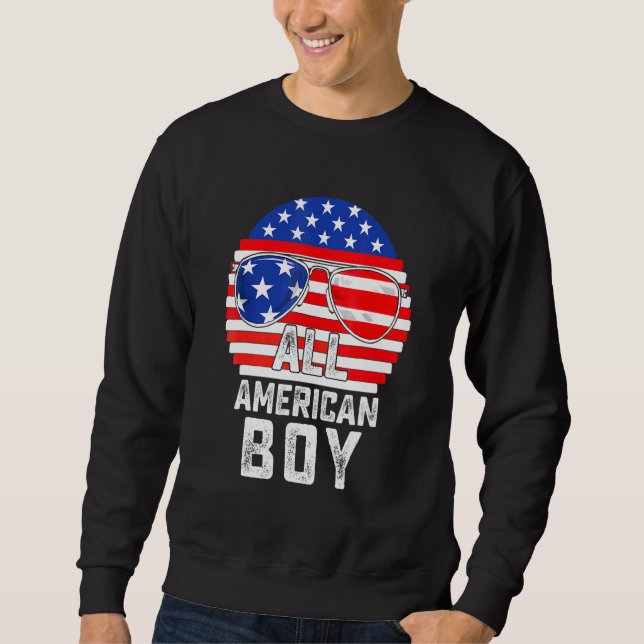 Sudadera Todos Los Niños Americanos 4 De Julio Niños Adoles (Anverso)